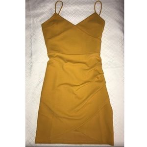 Cross front bodycon dress
